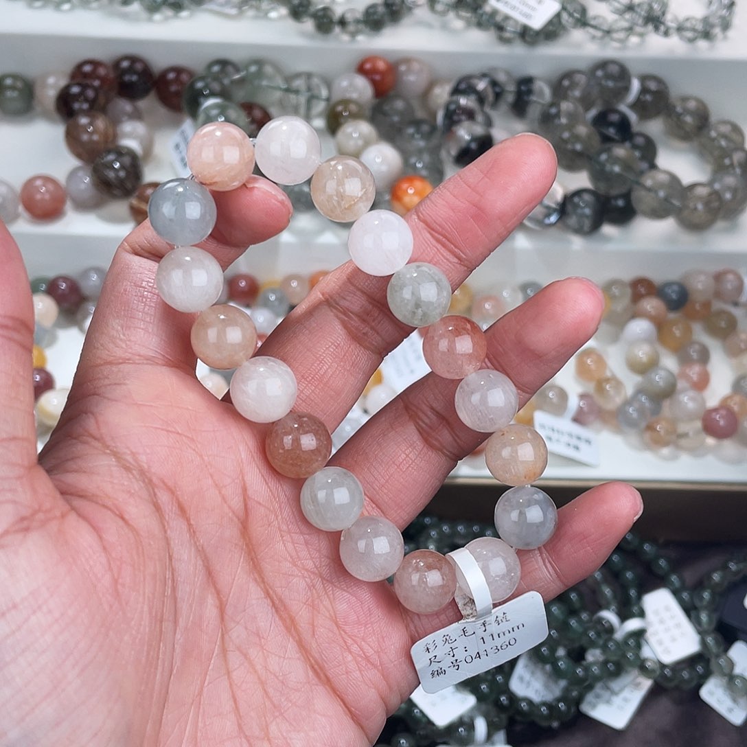 未镶嵌水晶手链水晶