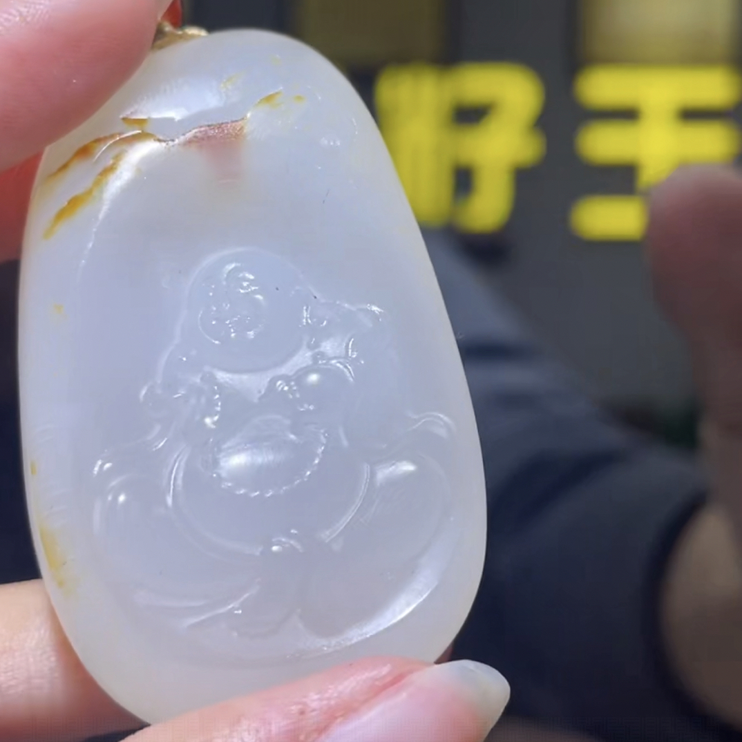 手把件货玉石把玩件文玩摆件D2