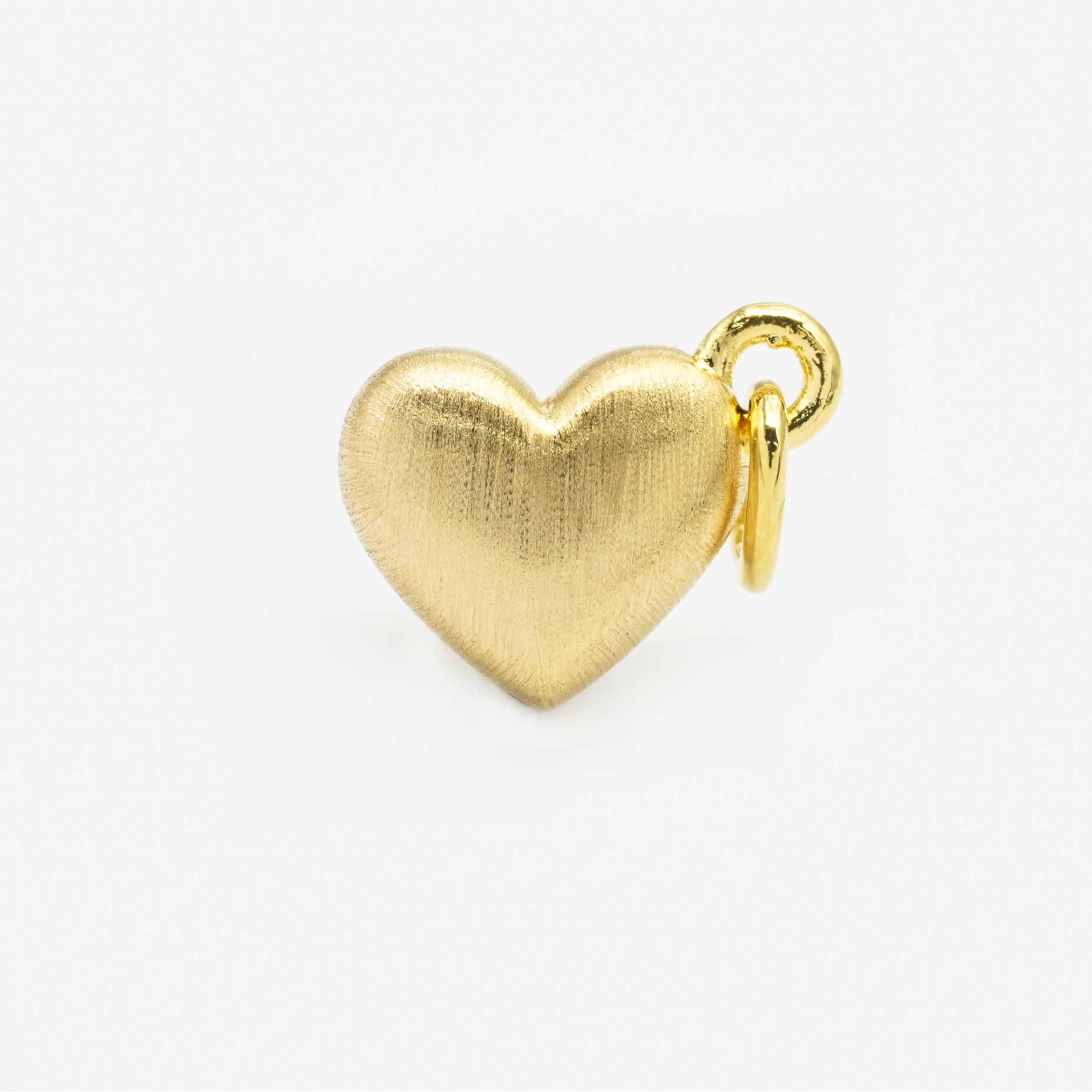 18k金拉丝爱心配件（小）【QL07134】