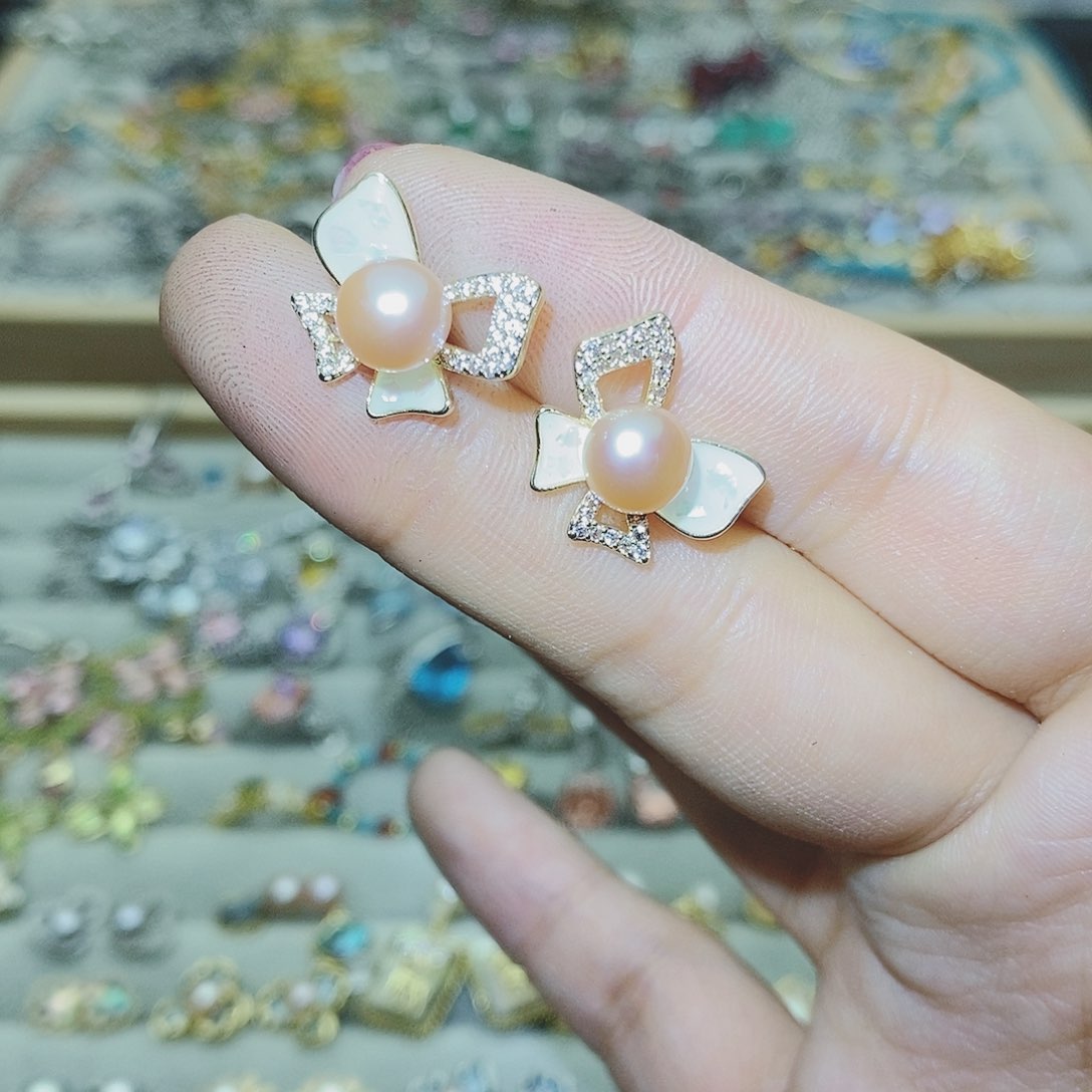 【闪购商品】托帕石耳饰银S925镶嵌