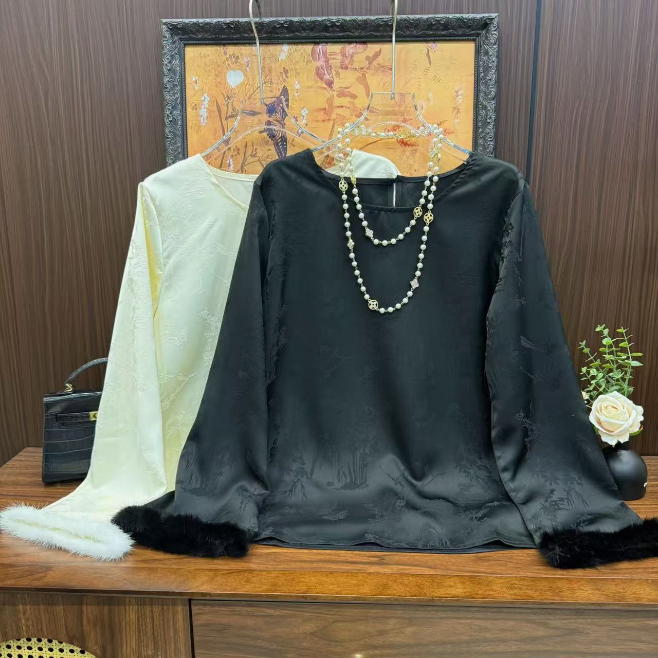 大码女装新中式打底国风日常时尚百搭上衣