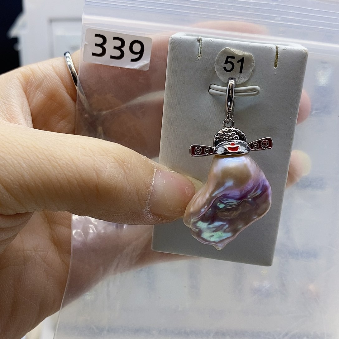 颈饰合金淡水珍珠