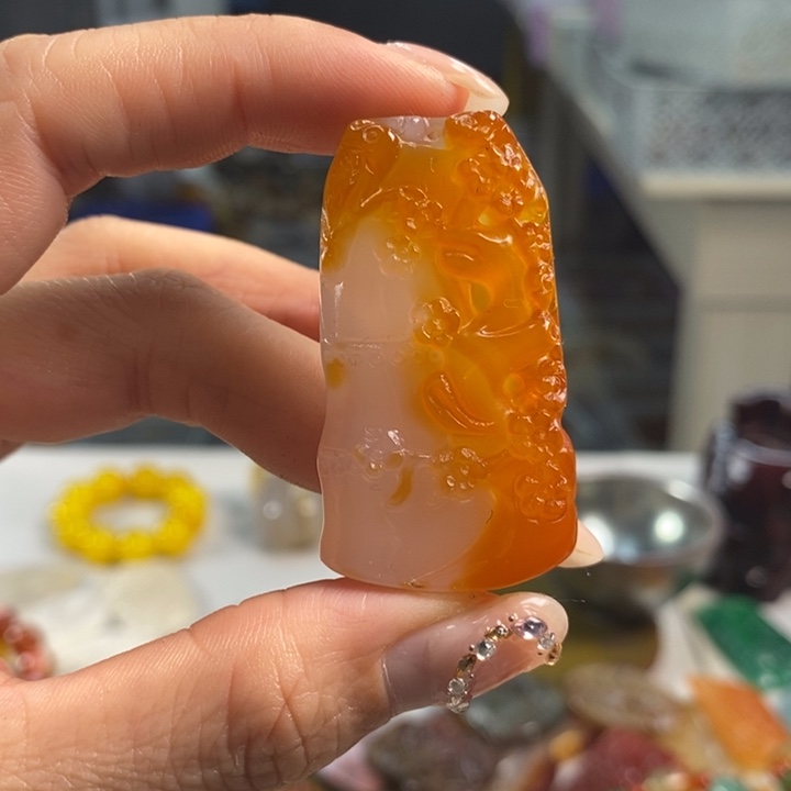 玛瑙/玉髓吊坠(不含链)未镶嵌