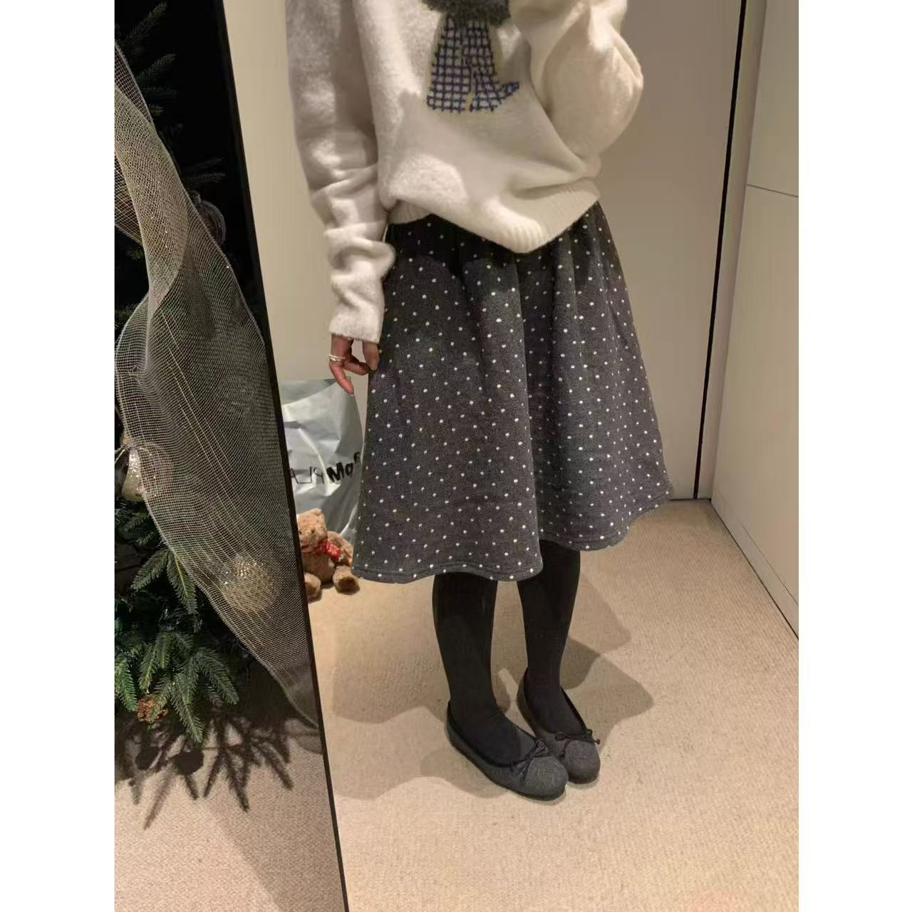 DY#7377#冬季新款波点短裤