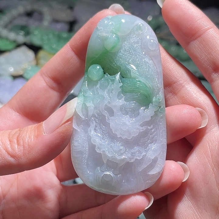 颈饰未镶嵌翡翠天