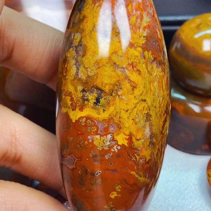 好***树玛瑙/玉髓未镶嵌玛瑙