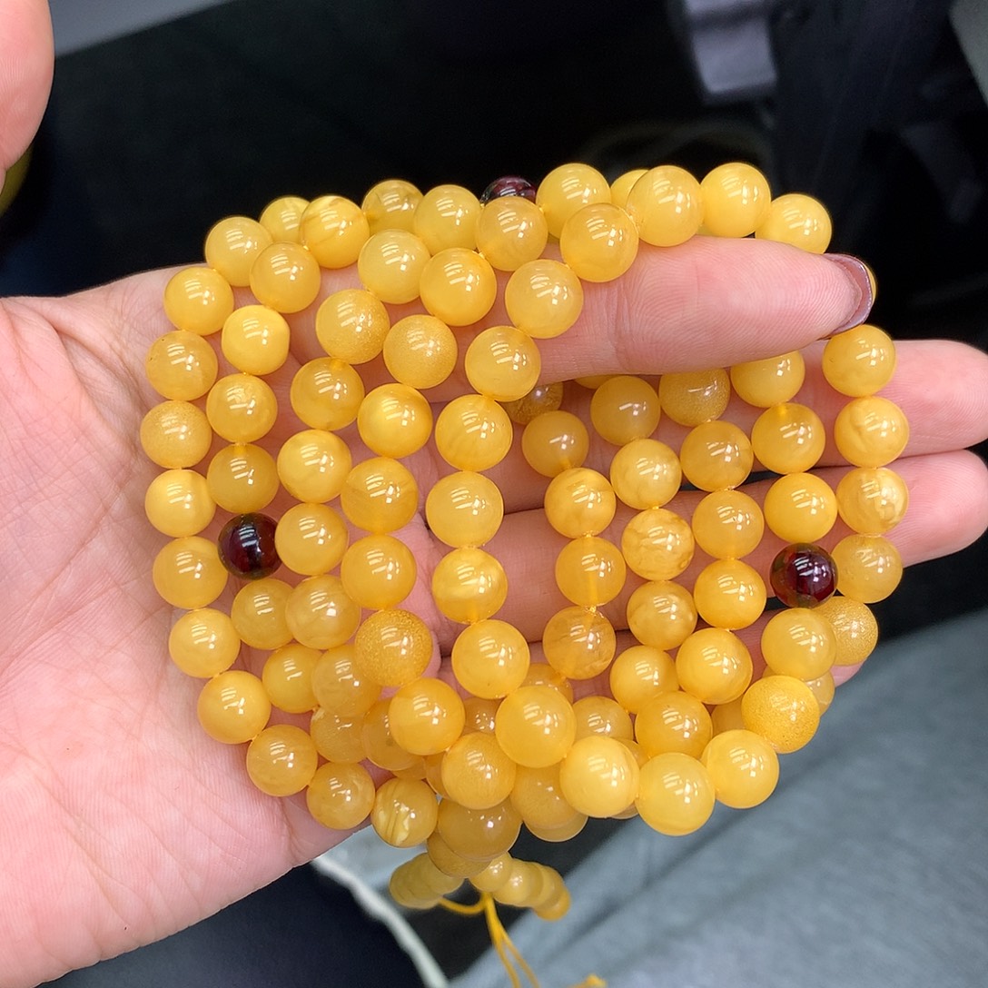 琥珀未镶嵌珠宝奇石8mm