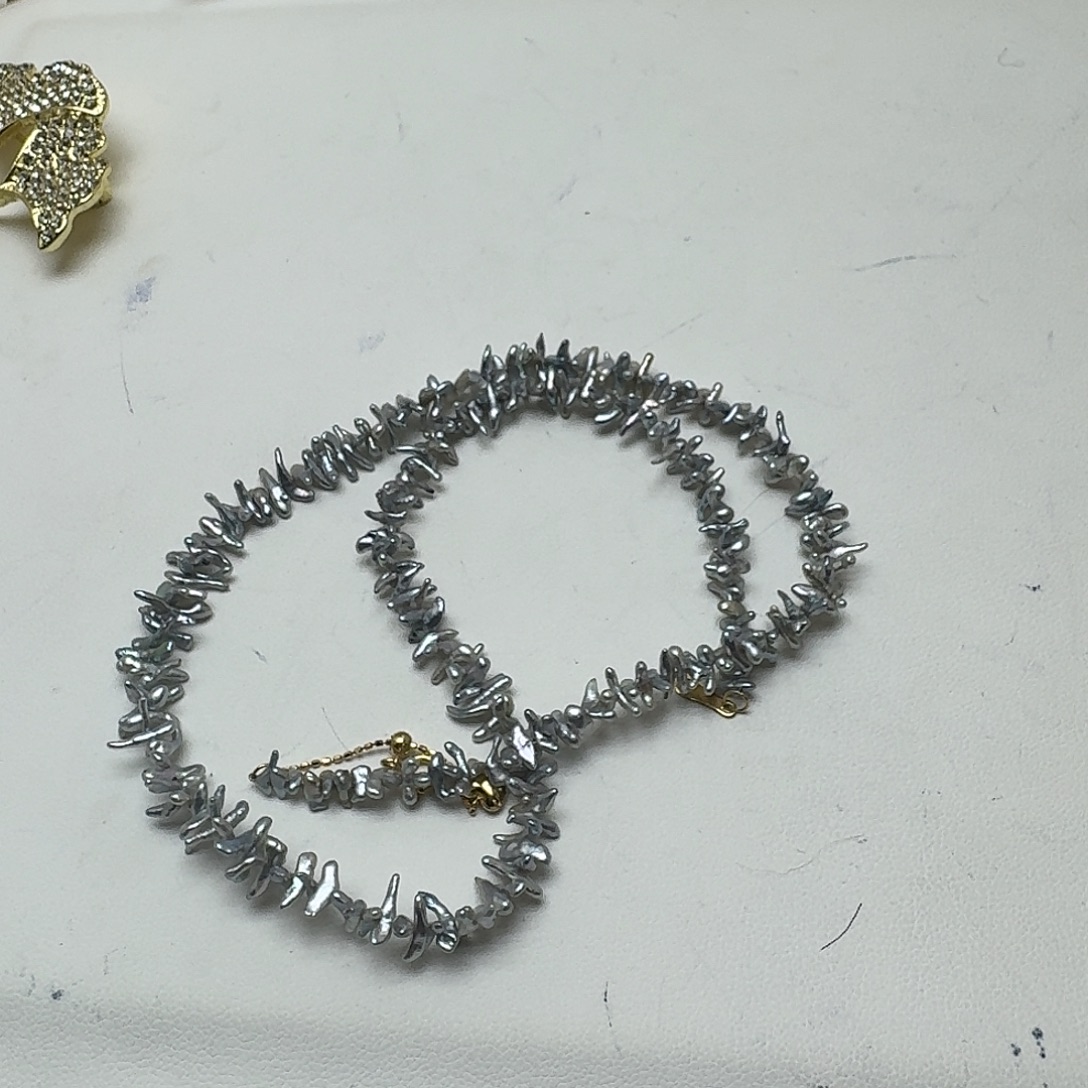 海水珍珠颈饰18K金镶嵌