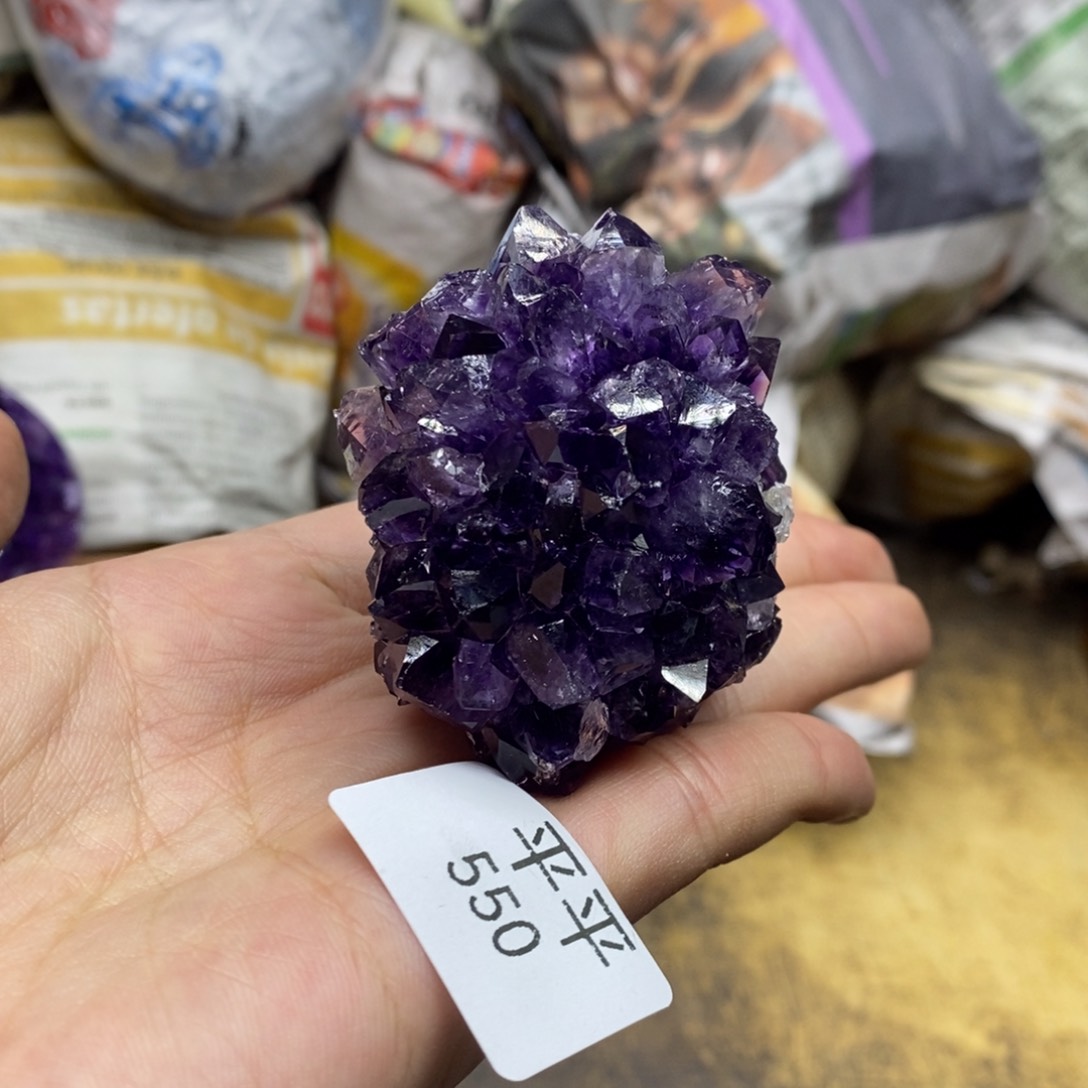 水晶乌拉圭未镶嵌