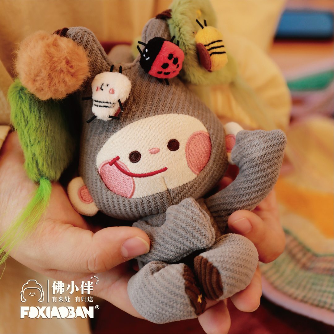 FOXIAOBAN佛小伴菩提树下-MINI觉悟毛绒玩偶