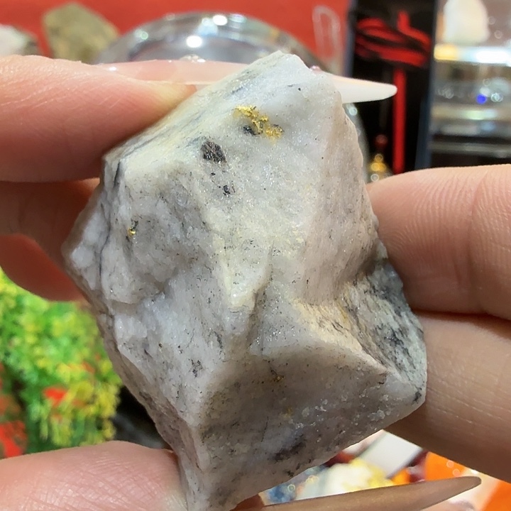 满41.2g聚金阁天然明金矿标