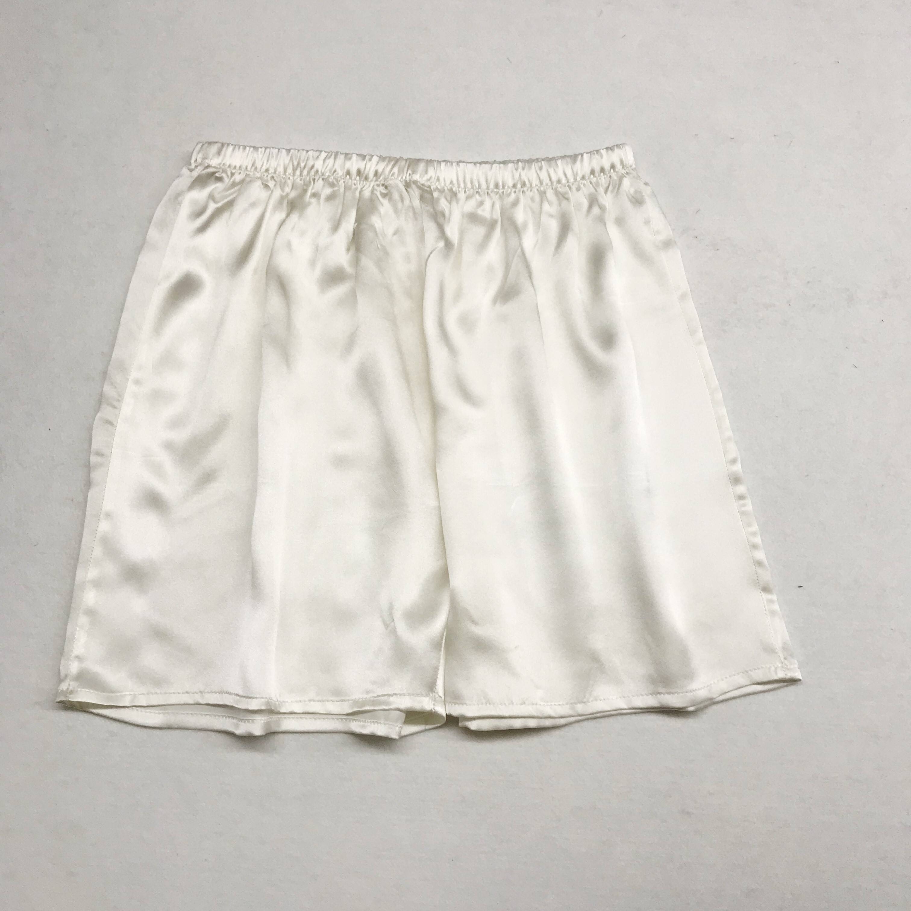 字母C链接 桑蚕丝孤品五分裤居家裤春夏季外穿舒适亲肤透气休闲