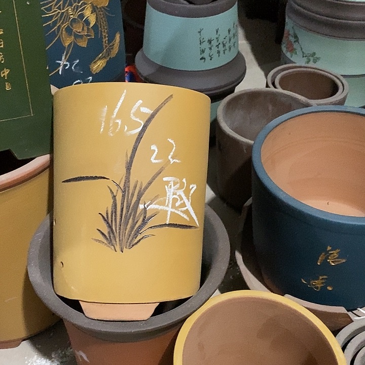 紫砂花盆紫砂花盆