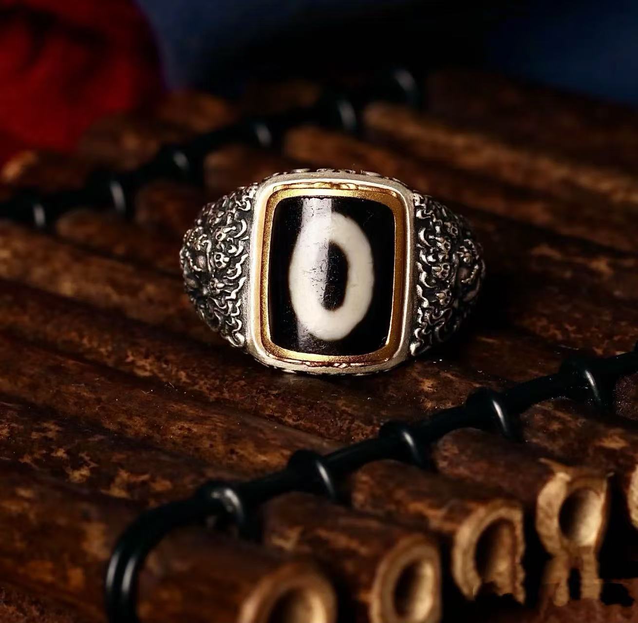 925银戒指 【传饰圣藏】大黑天戒指（事业赋能 带来财运）