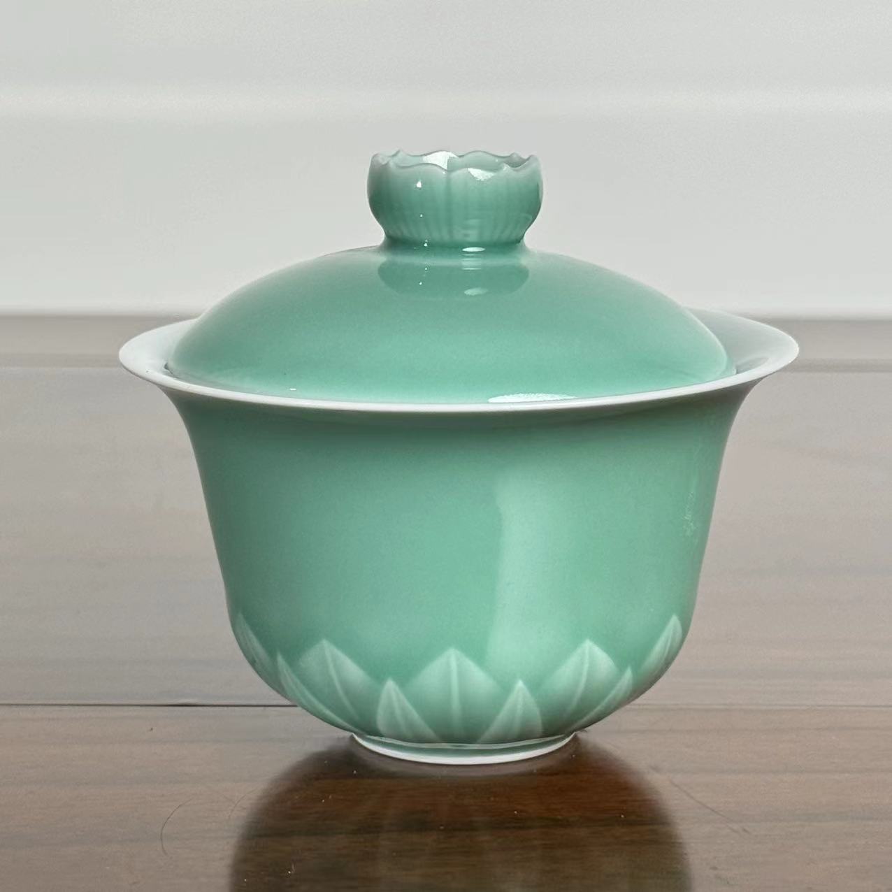 SH-2175[学茶严选]沧浪莲瓣盖碗