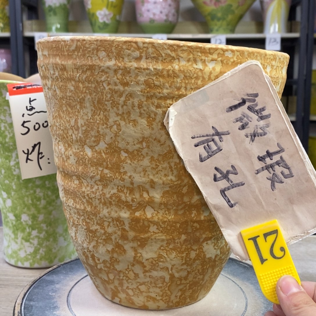 景德镇手工手绘陶瓷花盆