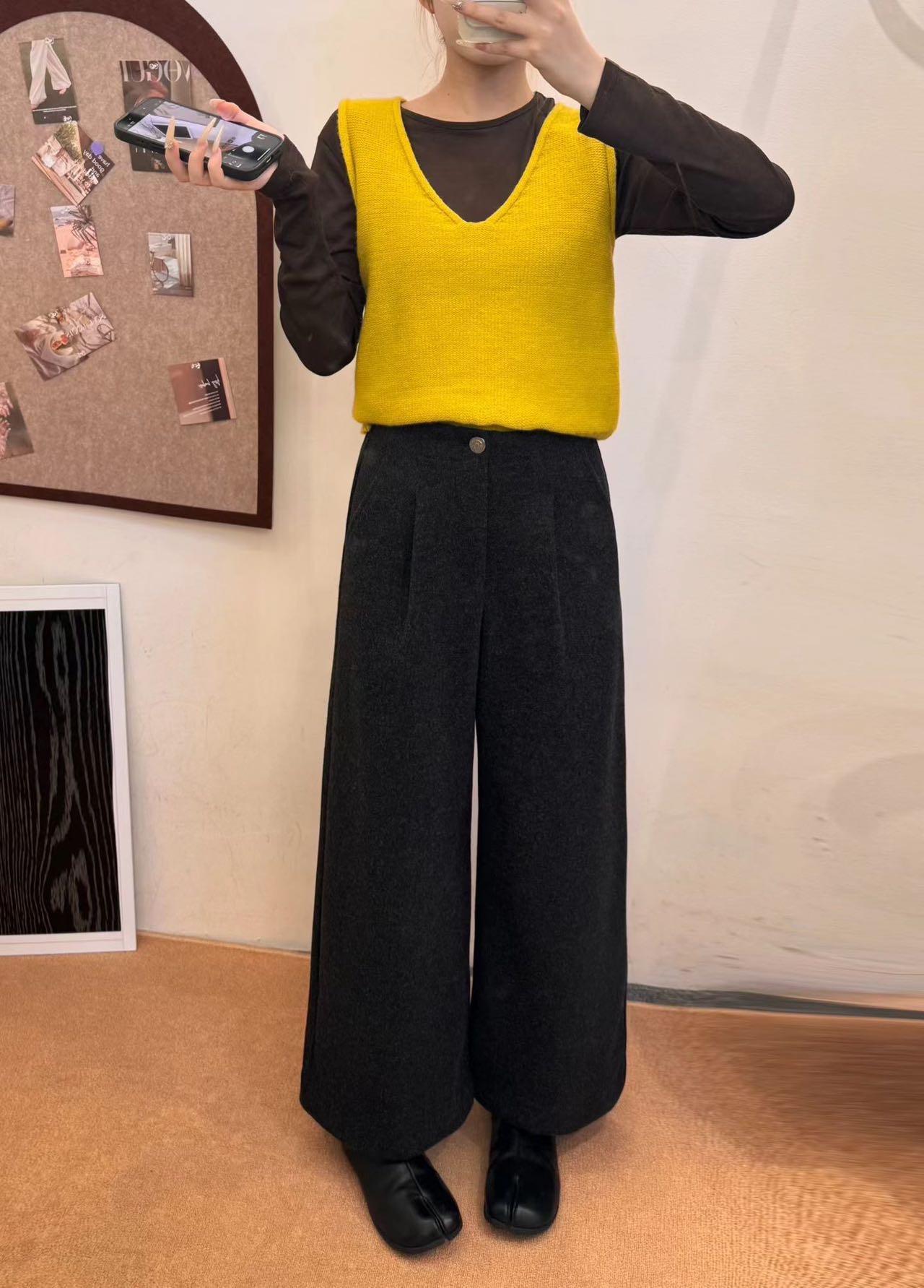 新款秋款韩版九分加厚休闲裤25110