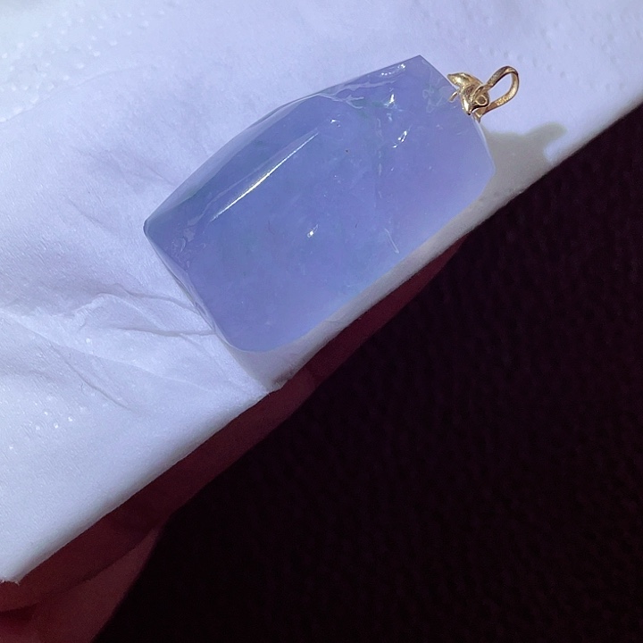 翡翠18K金镶嵌颈饰翡翠