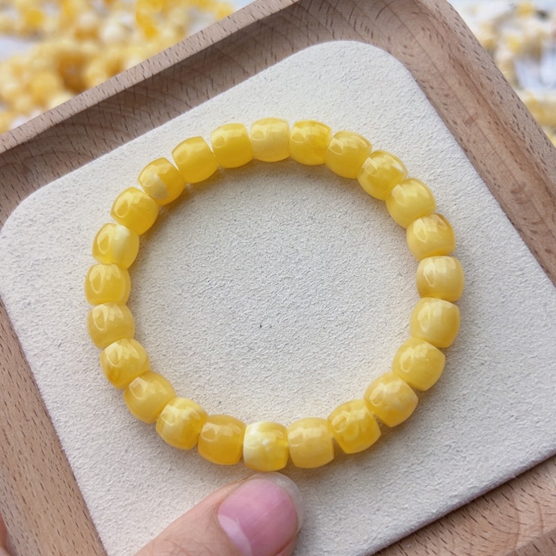 琥珀手链未镶嵌10.81克