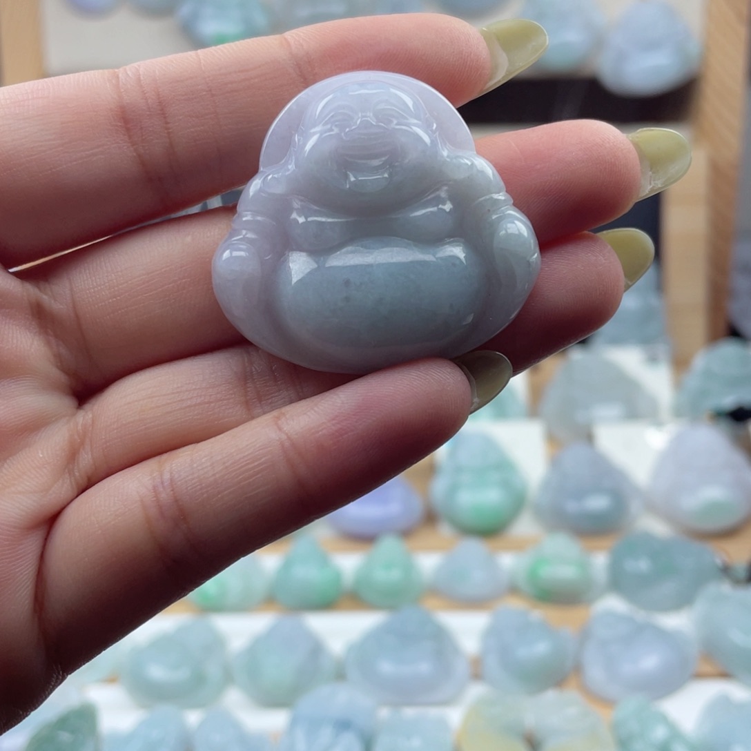 颈饰未镶嵌翡翠35尺寸佛公厚装