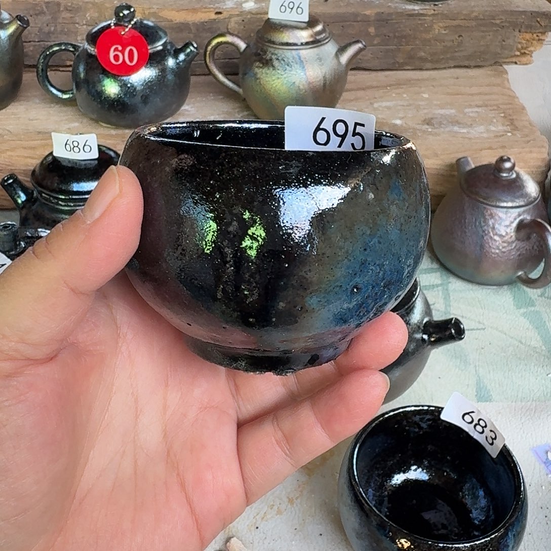 尼***璐壶建水紫陶紫泥柴烧杯