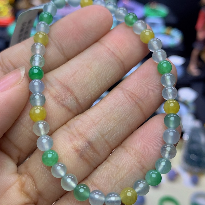 未镶嵌翡翠手串翡翠 4.6 