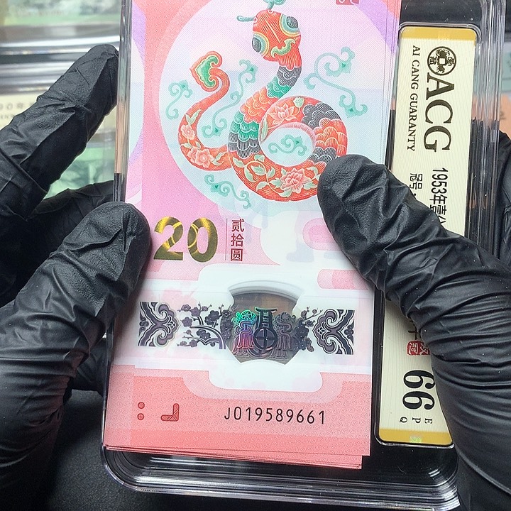 蛇年纪念钞原厂原封