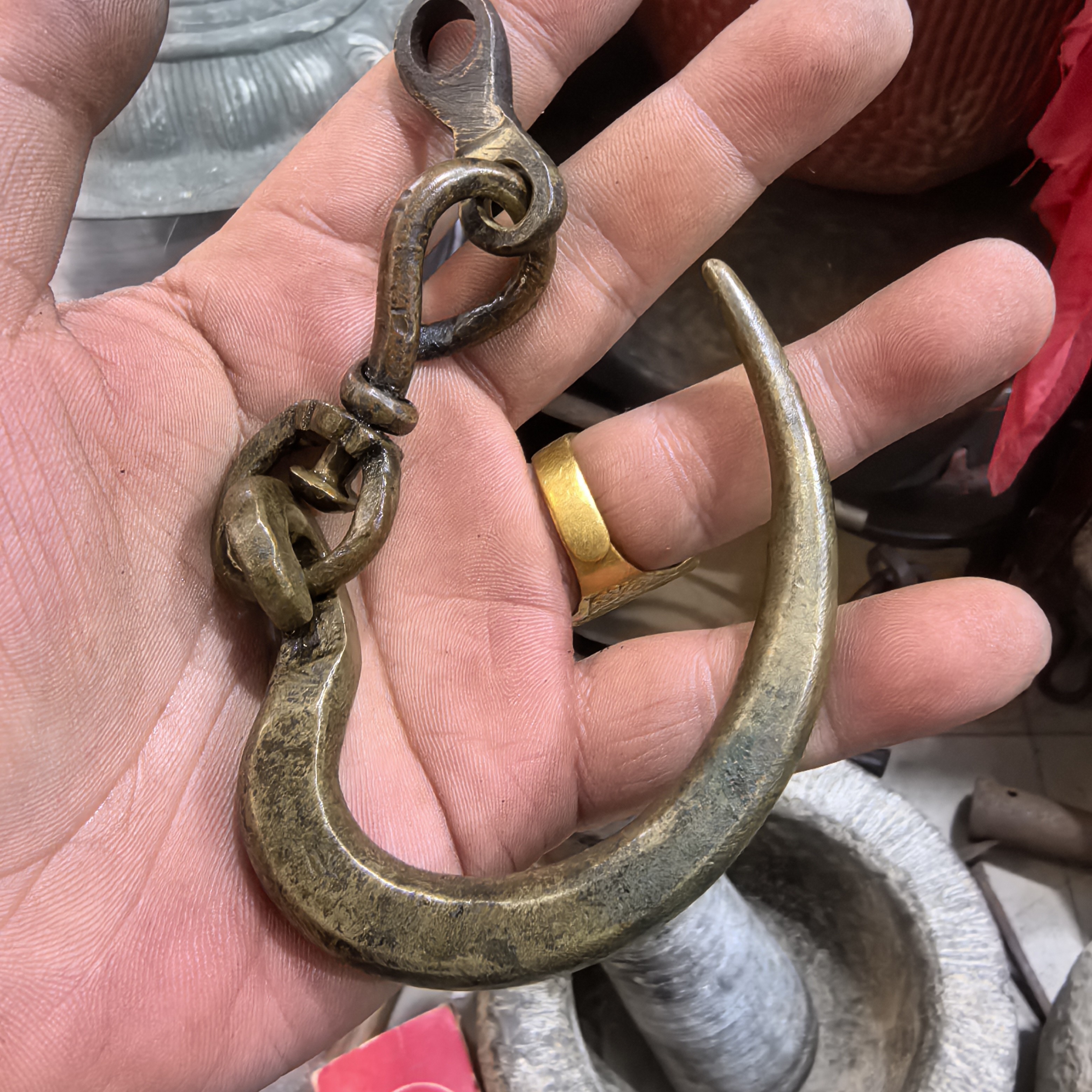 小铜件一个包邮一物一拍