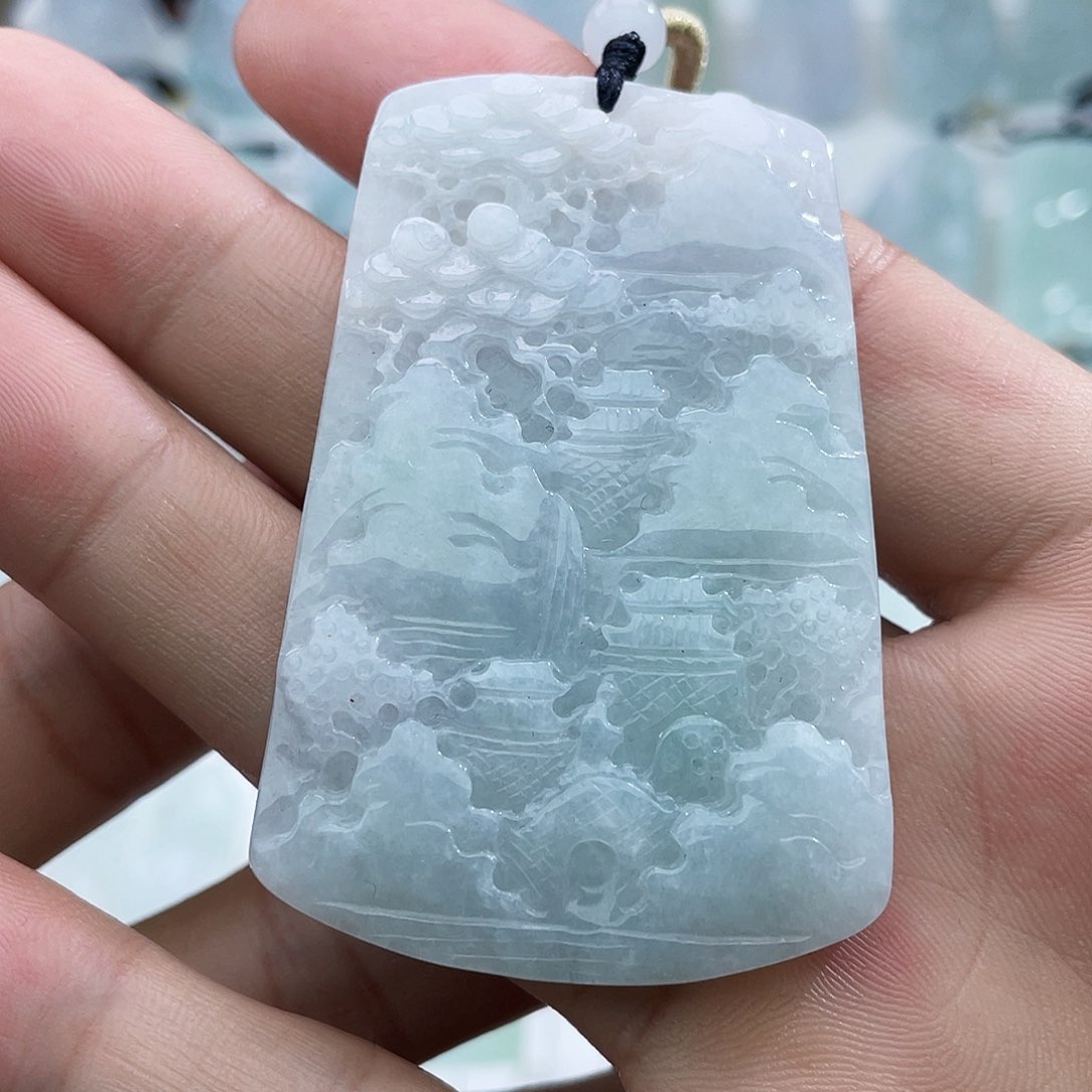 颈饰未镶嵌翡翠翡翠