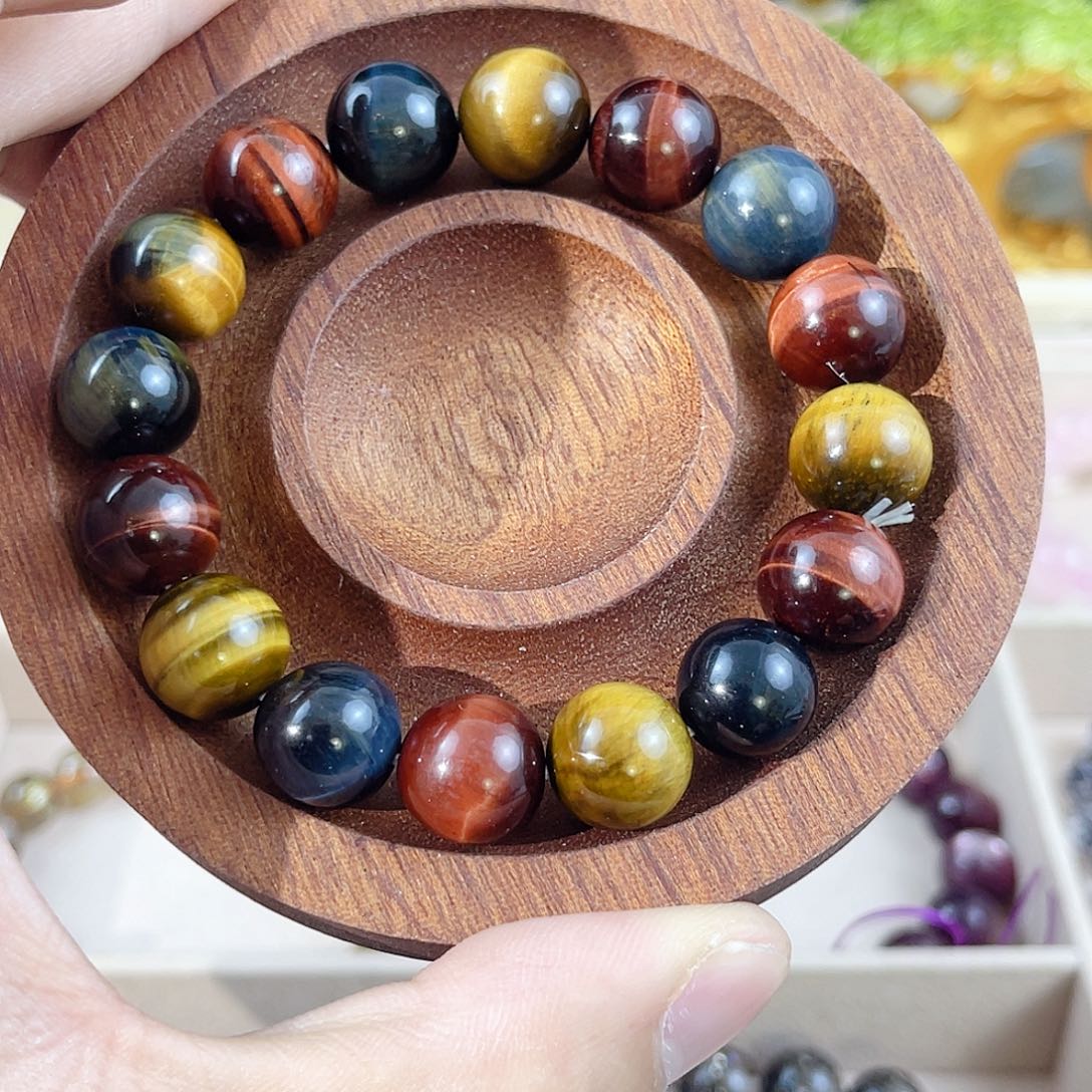 水晶手链未镶嵌彩虎眼