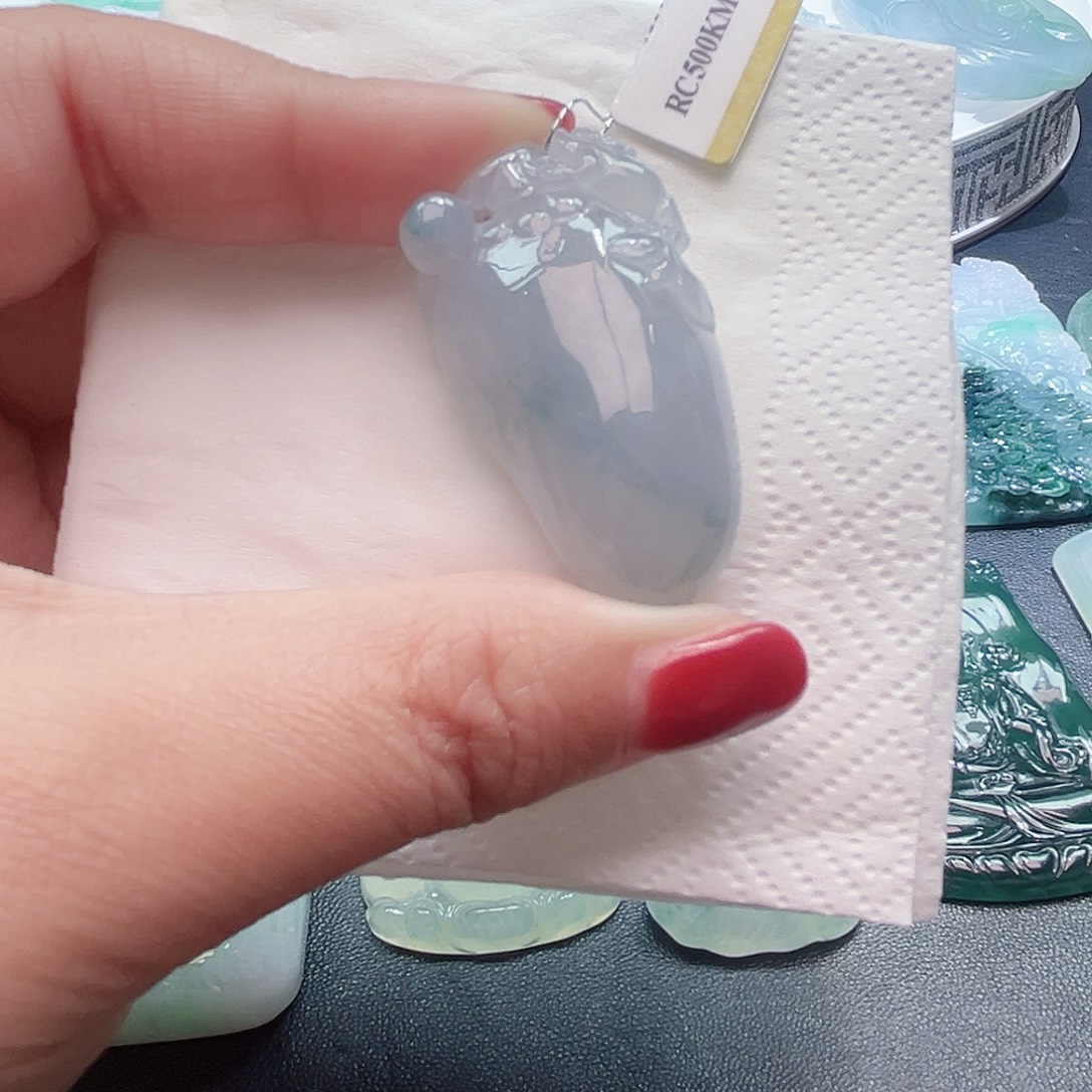 翡翠未镶嵌颈饰吊坠