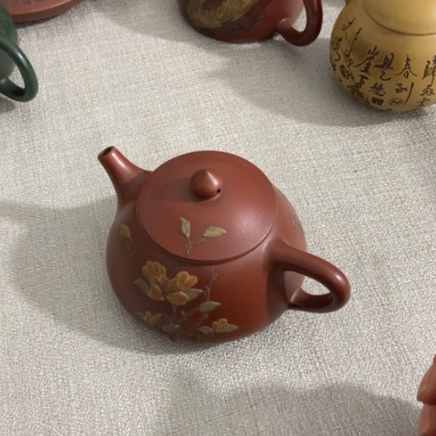 紫砂茶壶陶瓷摆件爱好者摆件