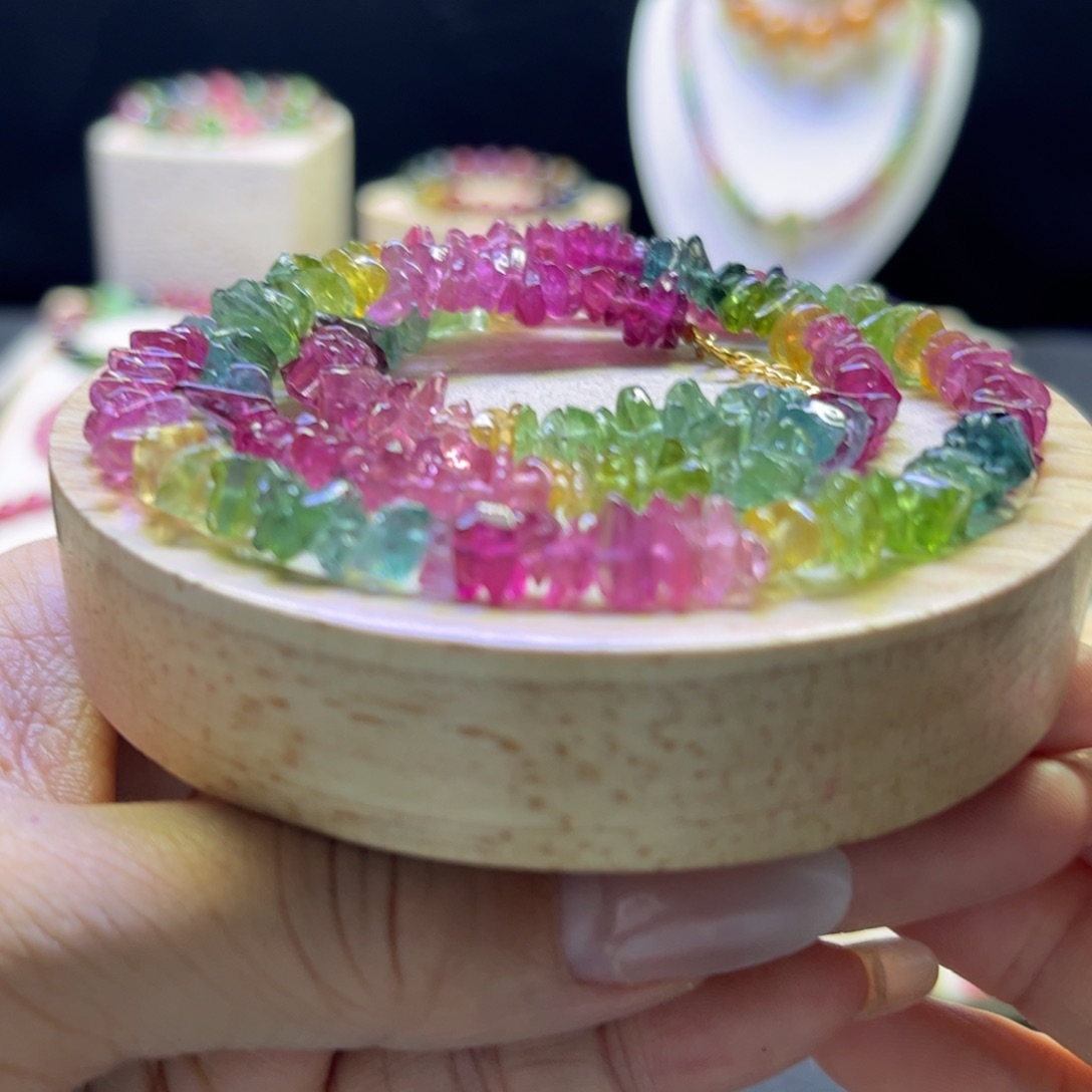 碧玺手链未镶嵌设计款