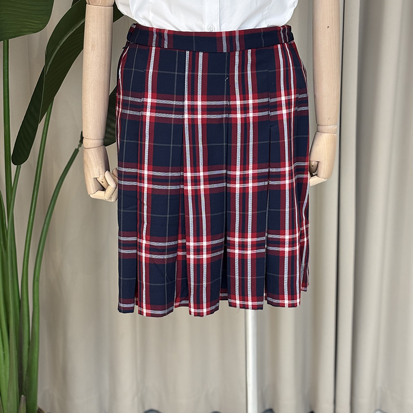 沙市二中女夏格裙