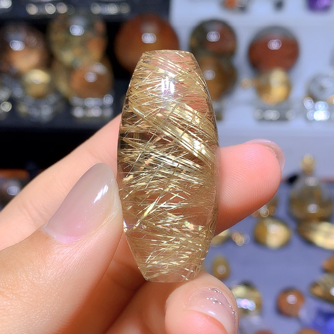 水晶吊坠未镶嵌夜***静吊坠