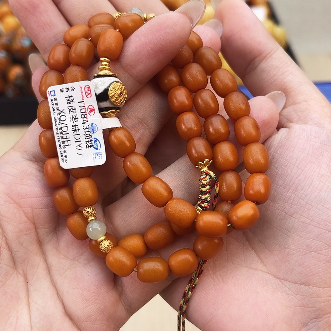 未镶嵌琥珀手链项链6-7m