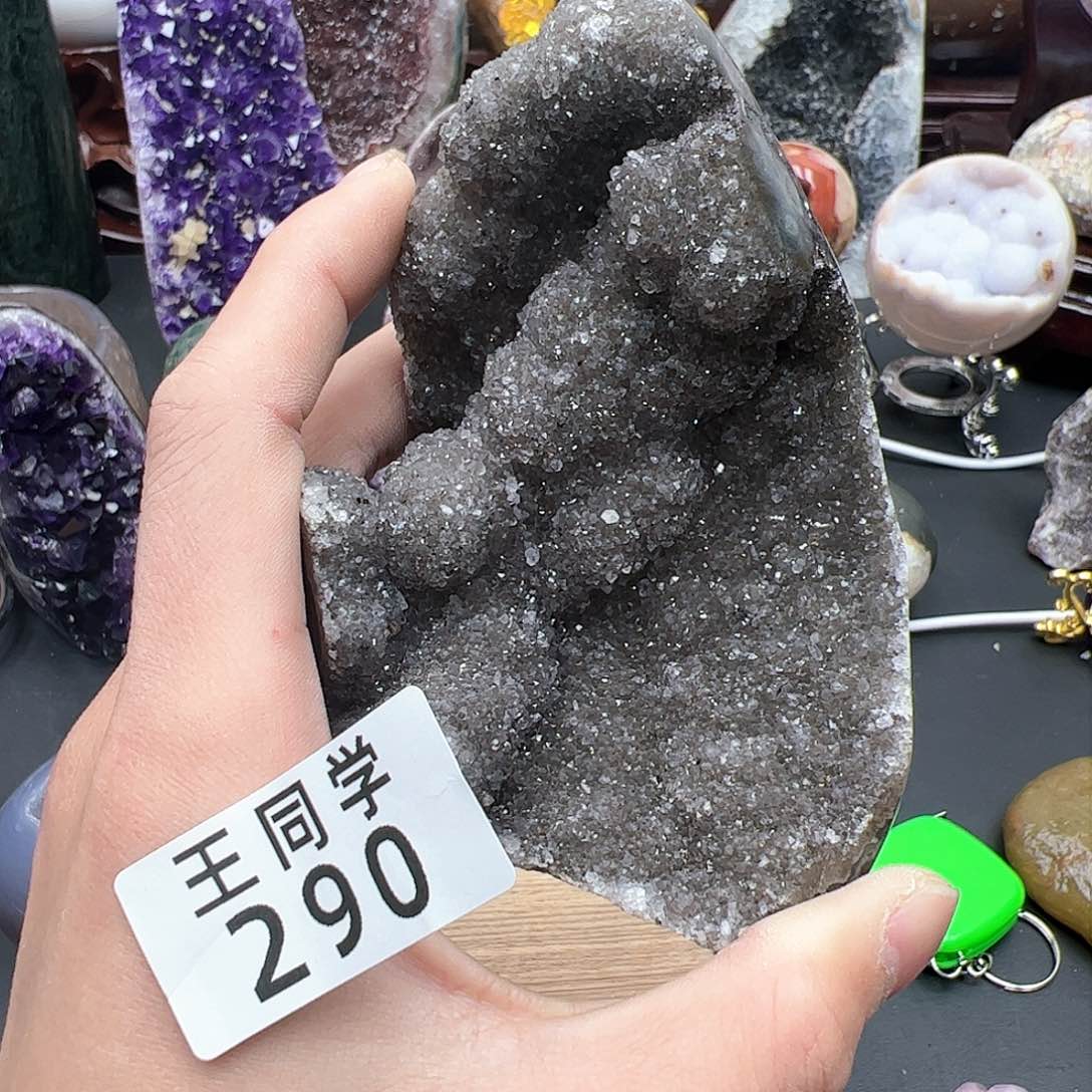 紫晶水晶摆件未镶嵌糖***⁰290