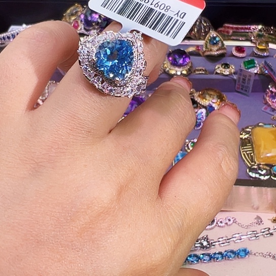 银S925镶嵌托帕托帕石