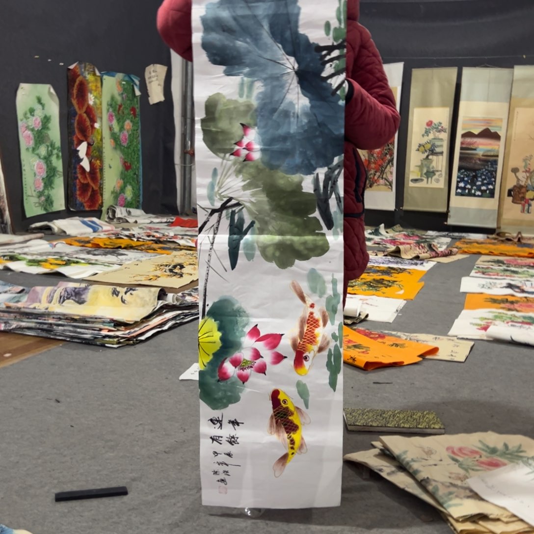 国画国画作品画心一张