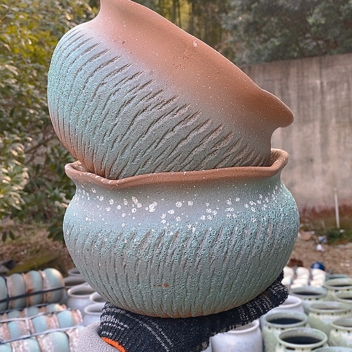 红陶正品高13口20