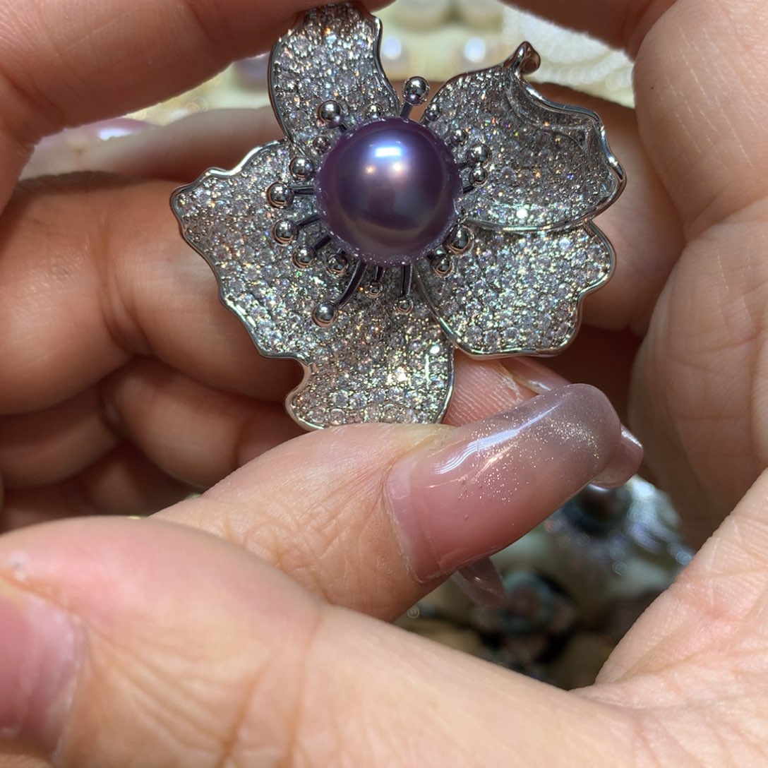 淡水珍珠胸饰未镶嵌