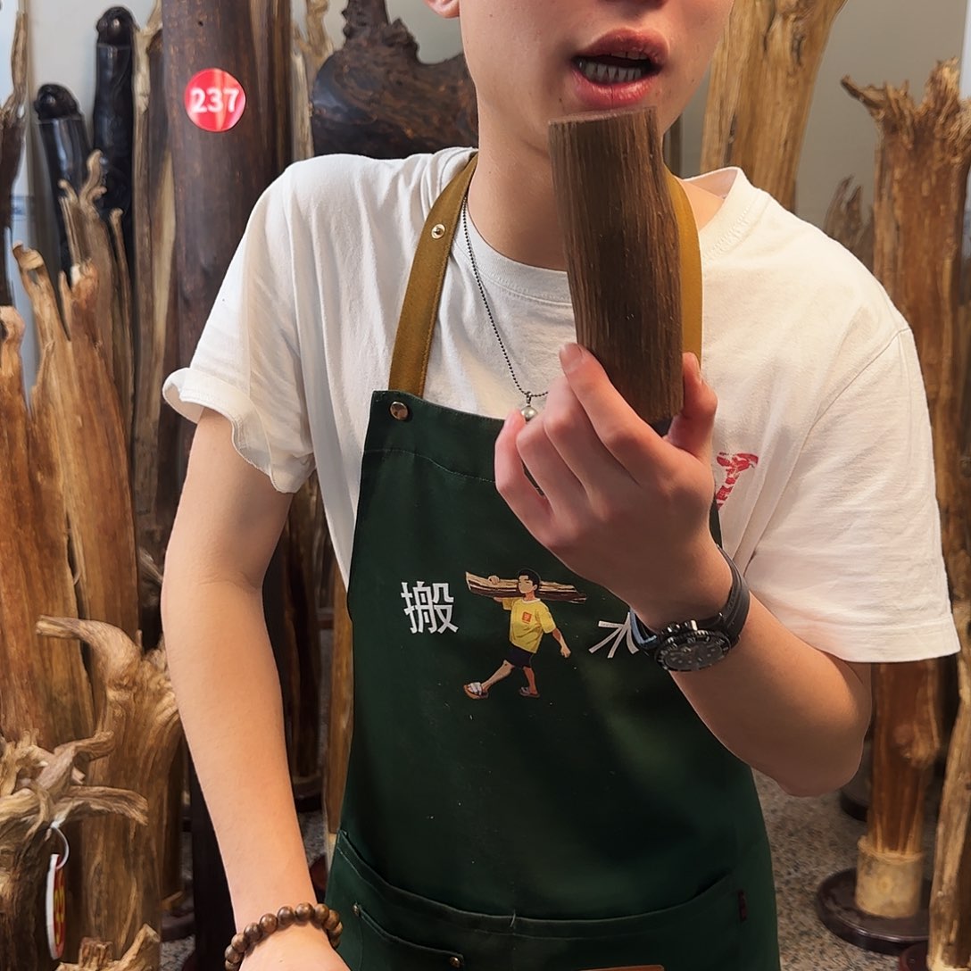 沉香摆件天然沉香原木摆件➕底座