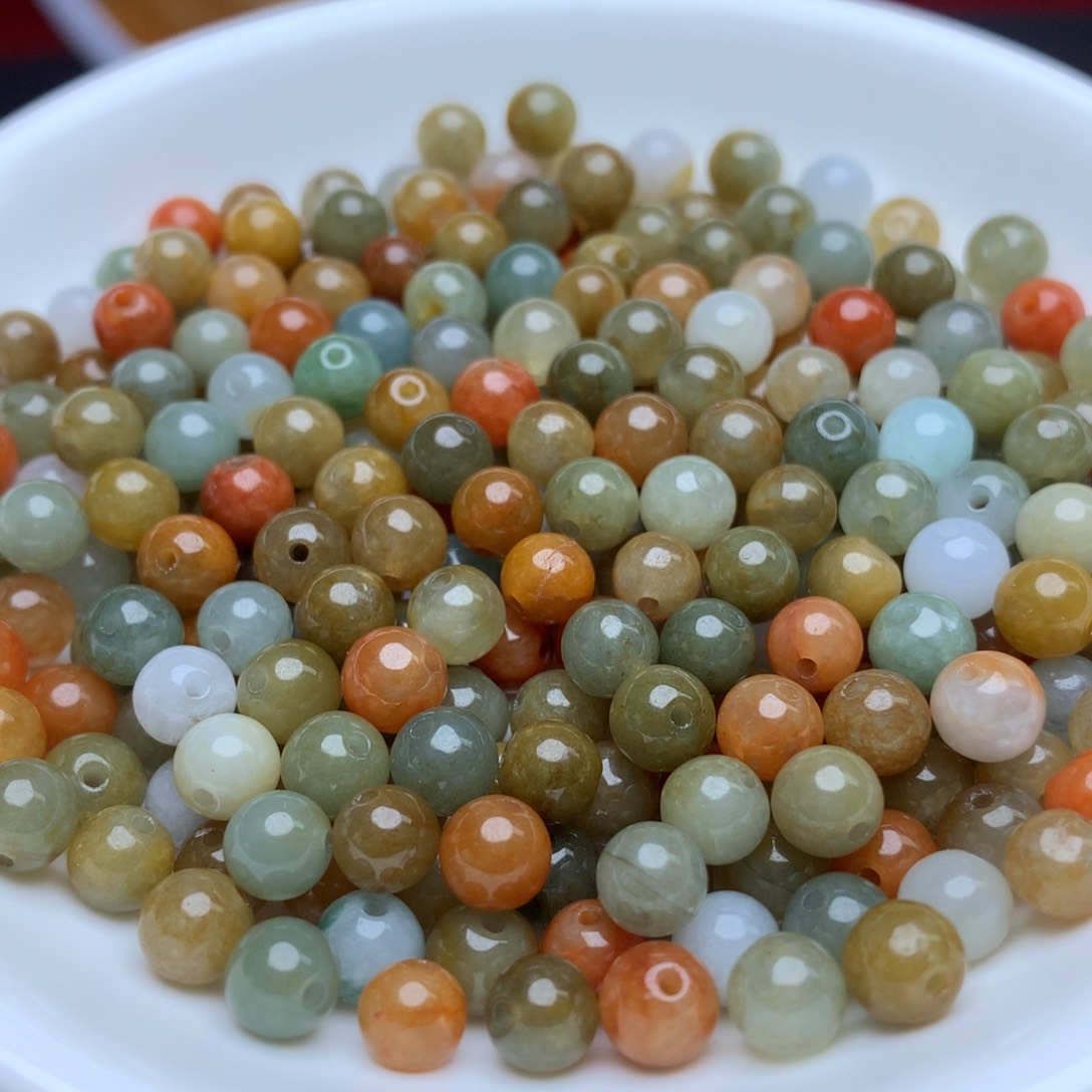 【闪购商品】翡翠手链未镶嵌卡6鸳鸯多宝30个单圈