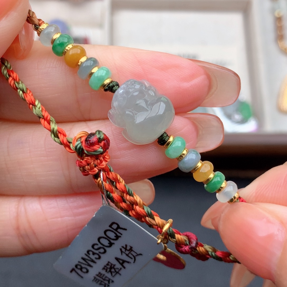 银S925镶嵌挂件翡翠