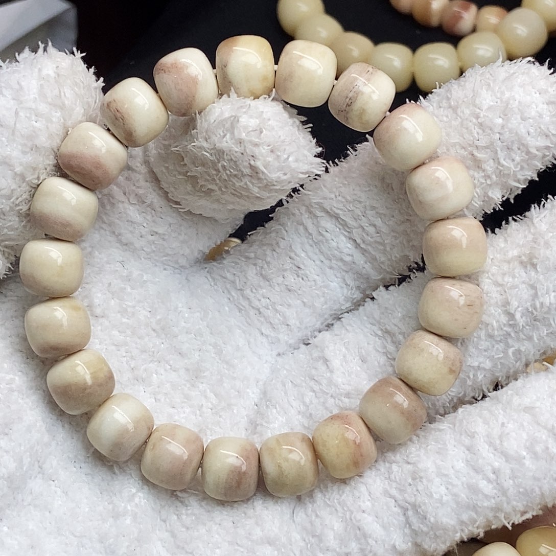 驼骨手串/手链手串11粉白
