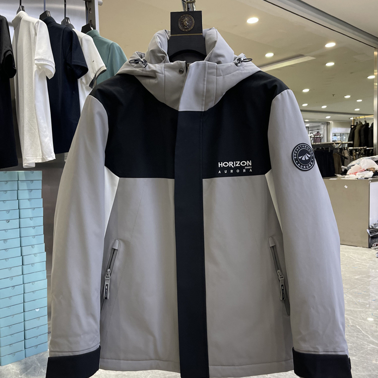 （058）三防科技冬男羽绒服极光90鹅绒加厚外套男品牌撤柜剪标