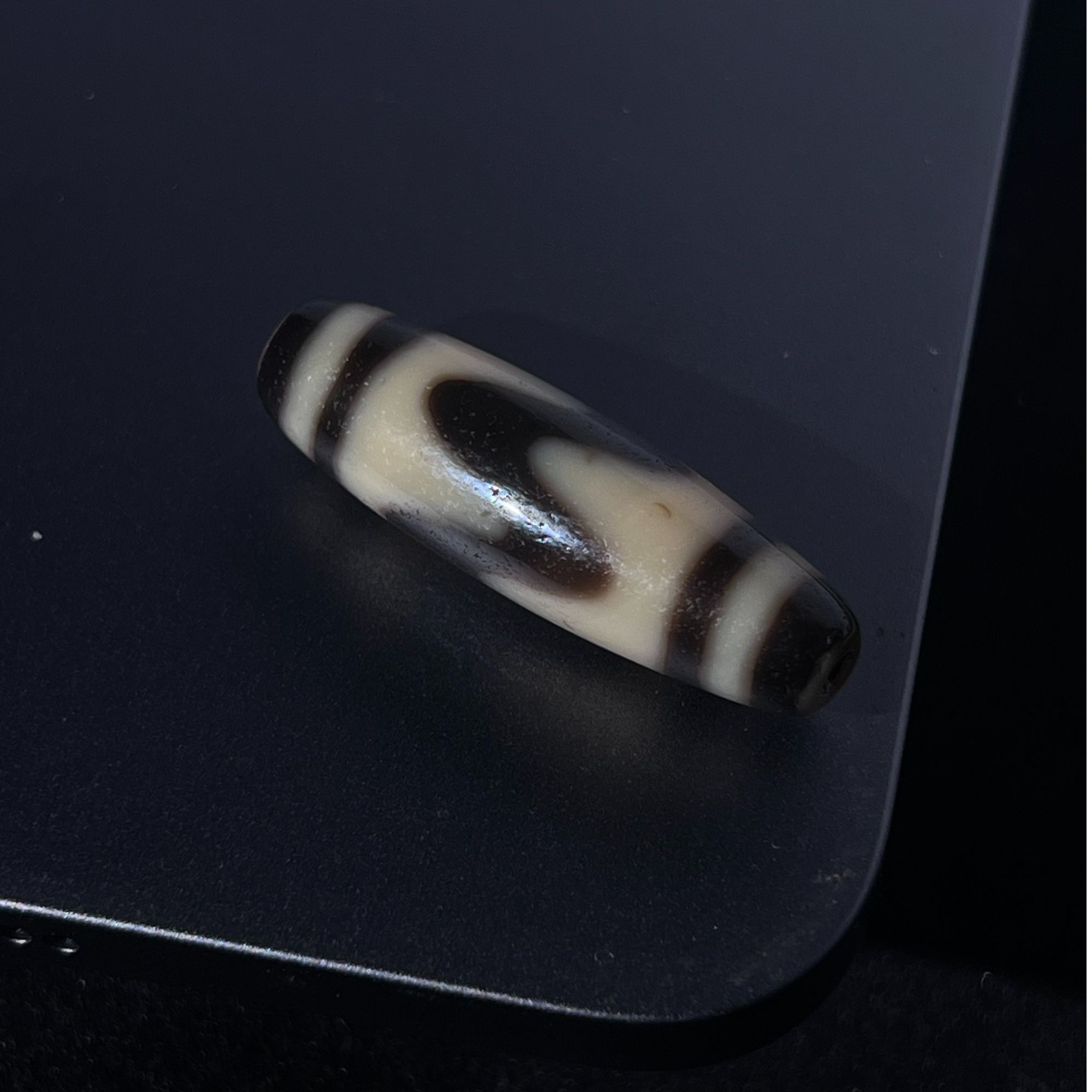 台湾曲贡手工虎牙玛瑙 单珠百搭