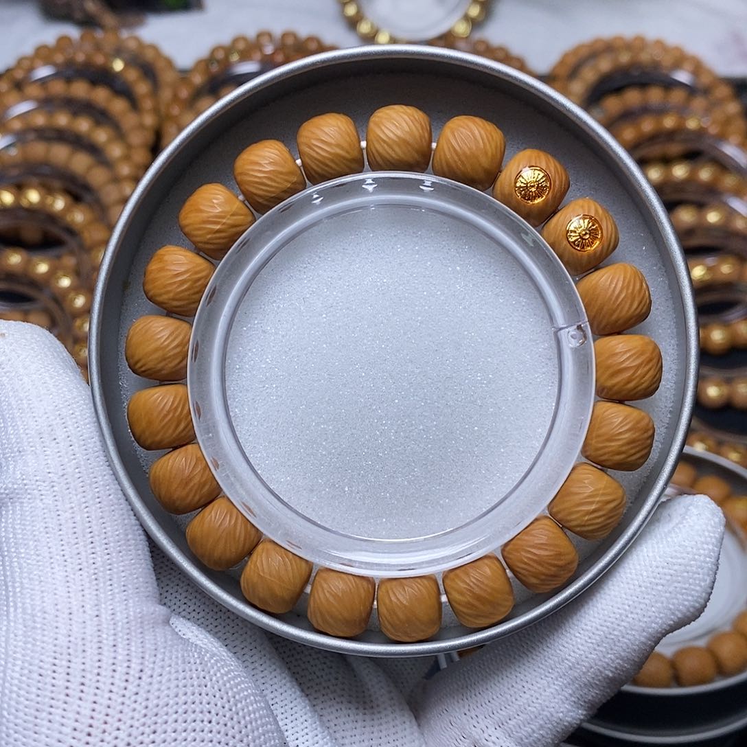 猴头核桃手串双标云锦11左右102号