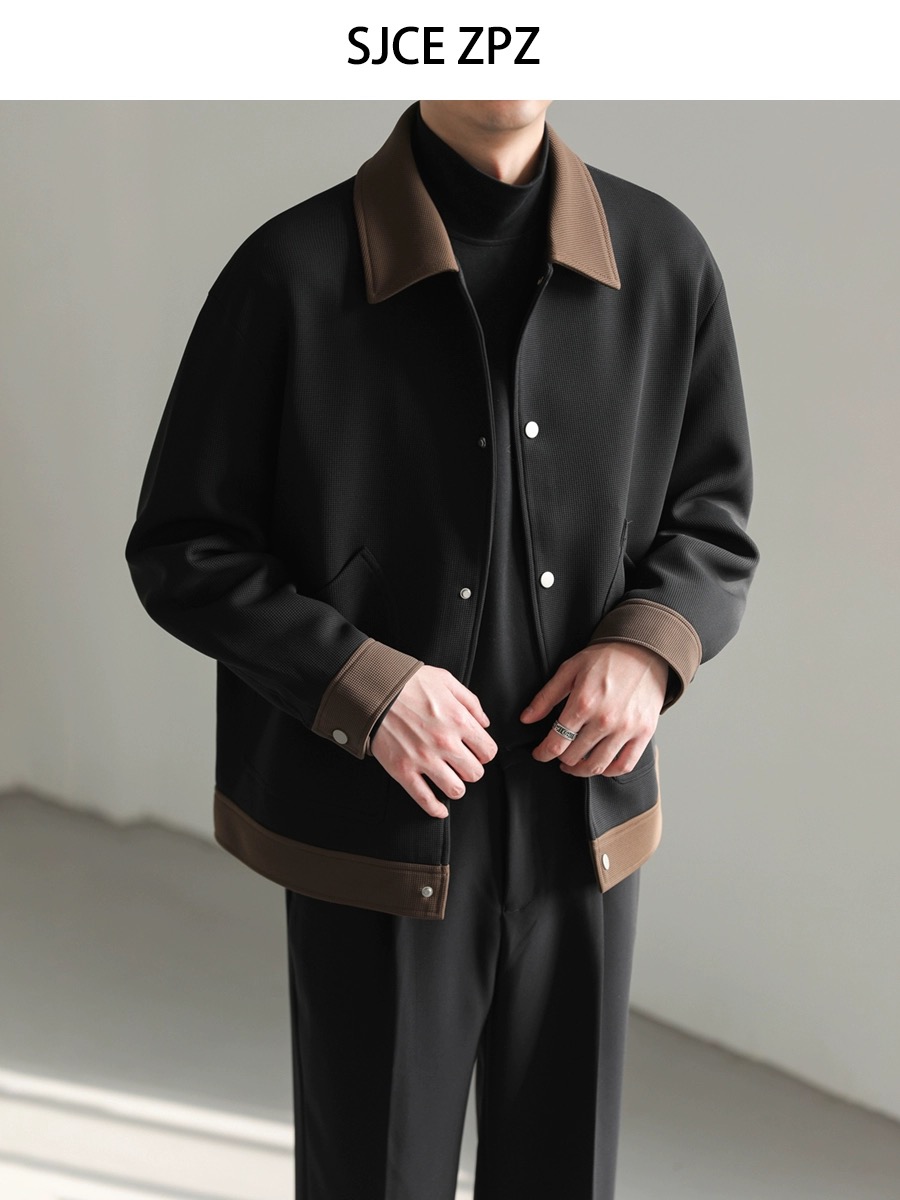 A-孤品不退换春秋百搭短款宽松夹克休闲福利款