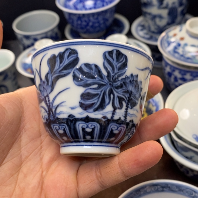 【闪购商品】景德镇青花主人杯